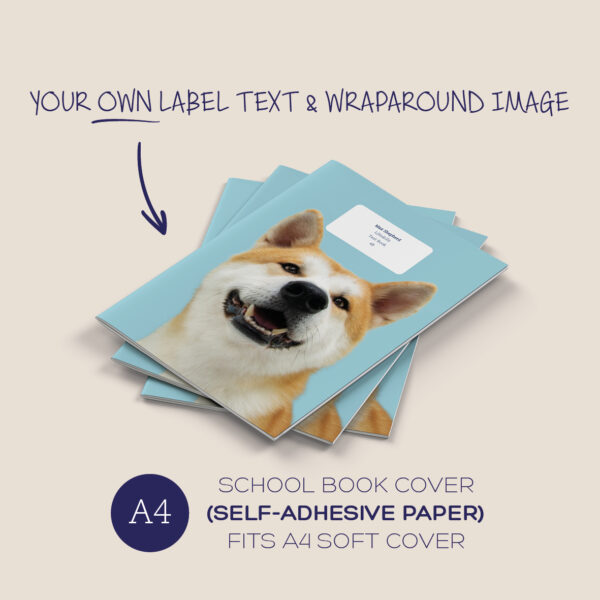 A4 soft cover book cover – selfie wraparound pic