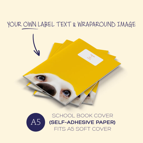 A5 soft cover book cover - selfie wraparound pic