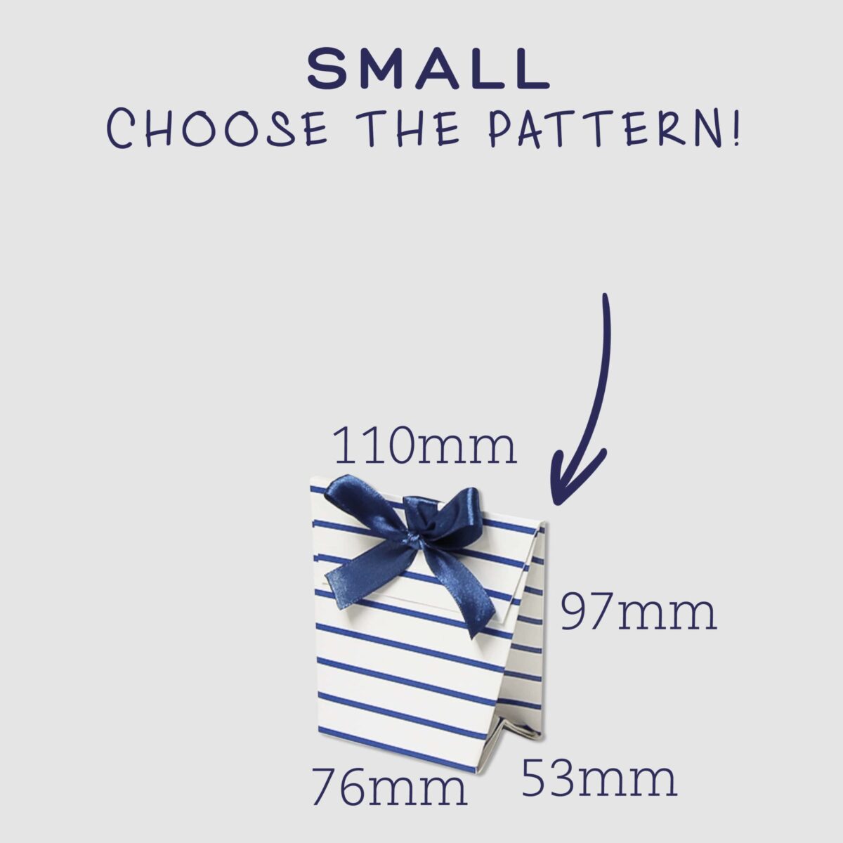 Ribbon-tie bag small (10  Pack)