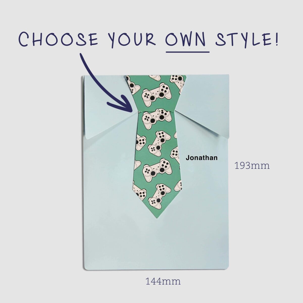 Shirt & tie gift bag unique design (10  Pack) - Image 2