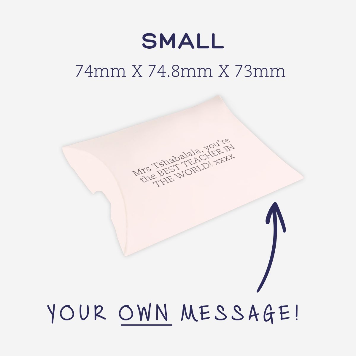 Pillow  Pack - message (small) 4  Pack
