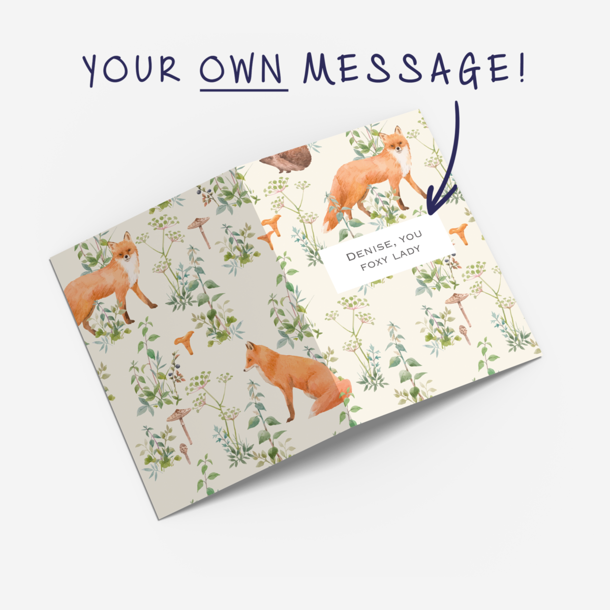 Gift card - foxes(2 Pack) - Image 2