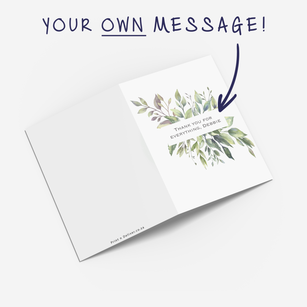 Gift card - leaves(2 Pack) - Image 2