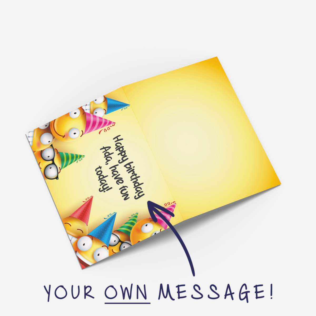 Gift card - party hat emojis(2 Pack) - Image 2