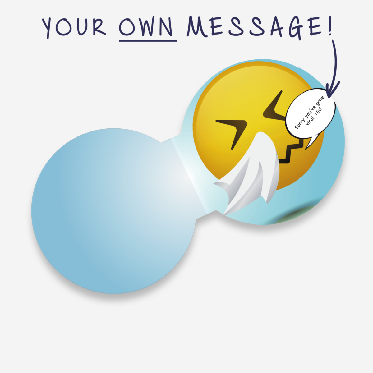 Gift card - sneeze emoji - Image 2