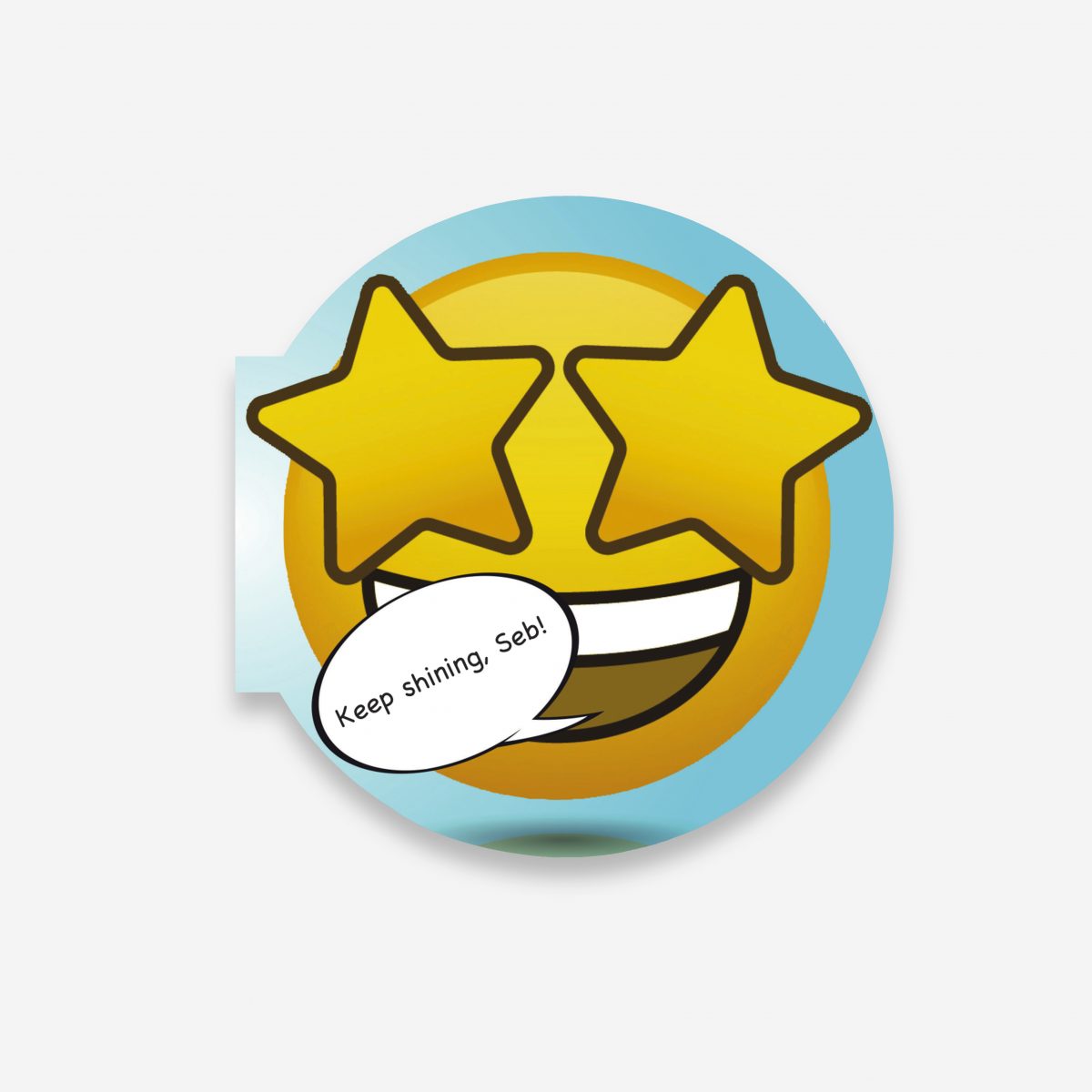Gift card - starstruck emoji