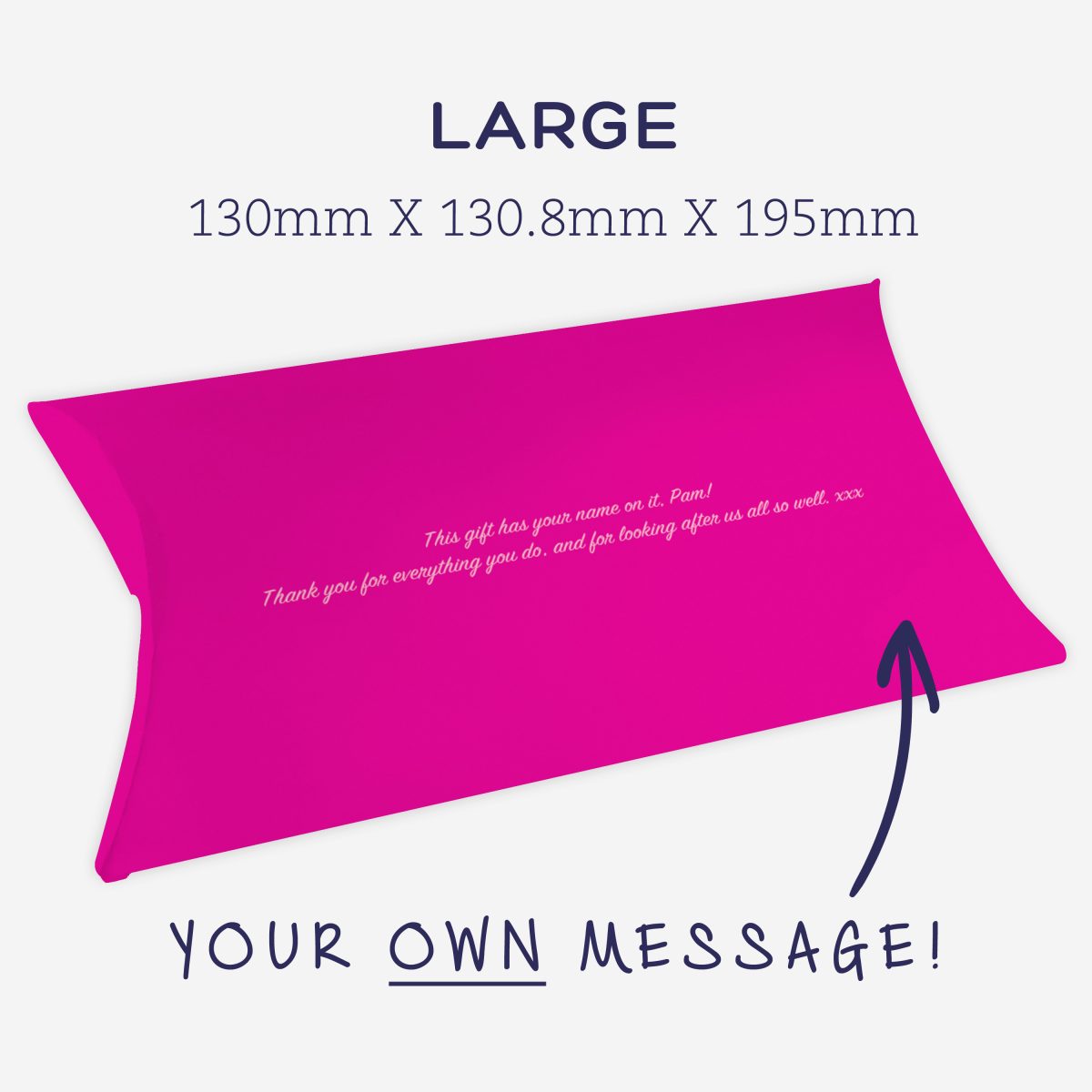 Pillow  Pack - message (large)2 Pack