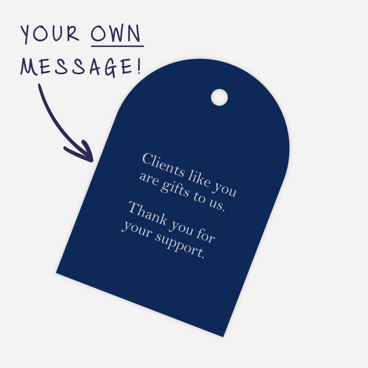 Arch gift tag - message(set of 20) - Image 3
