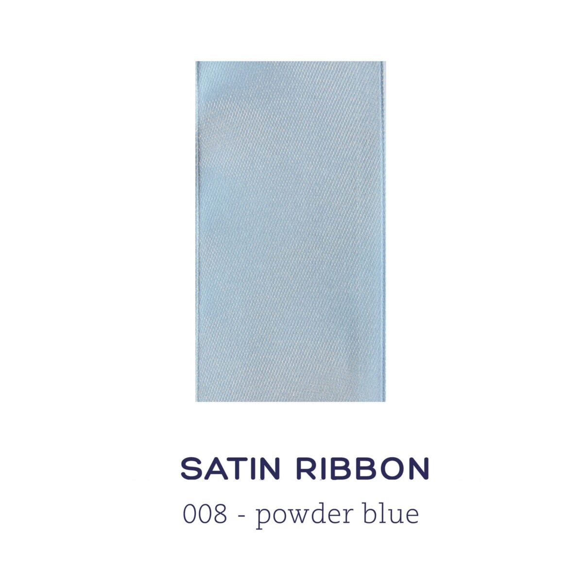 Satin ribbon - powder blue