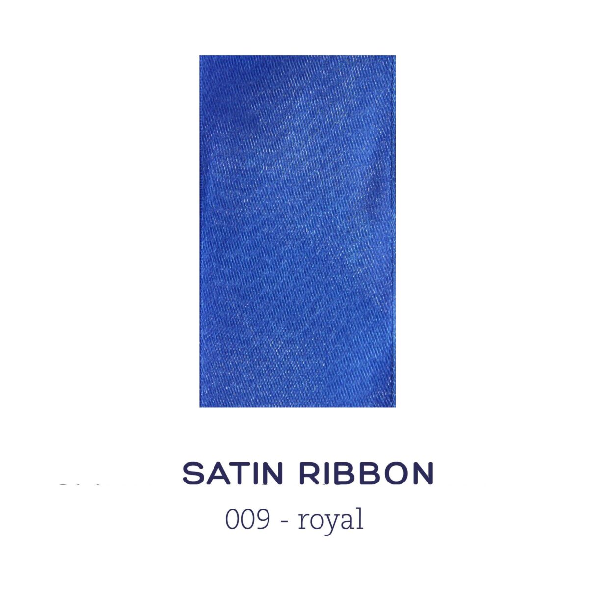 Satin ribbon - royal