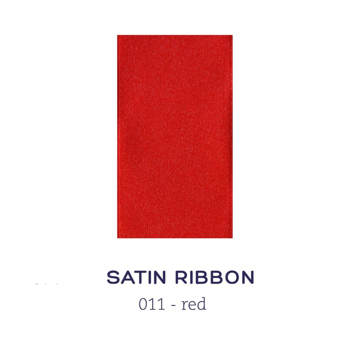 Satin ribbon - red