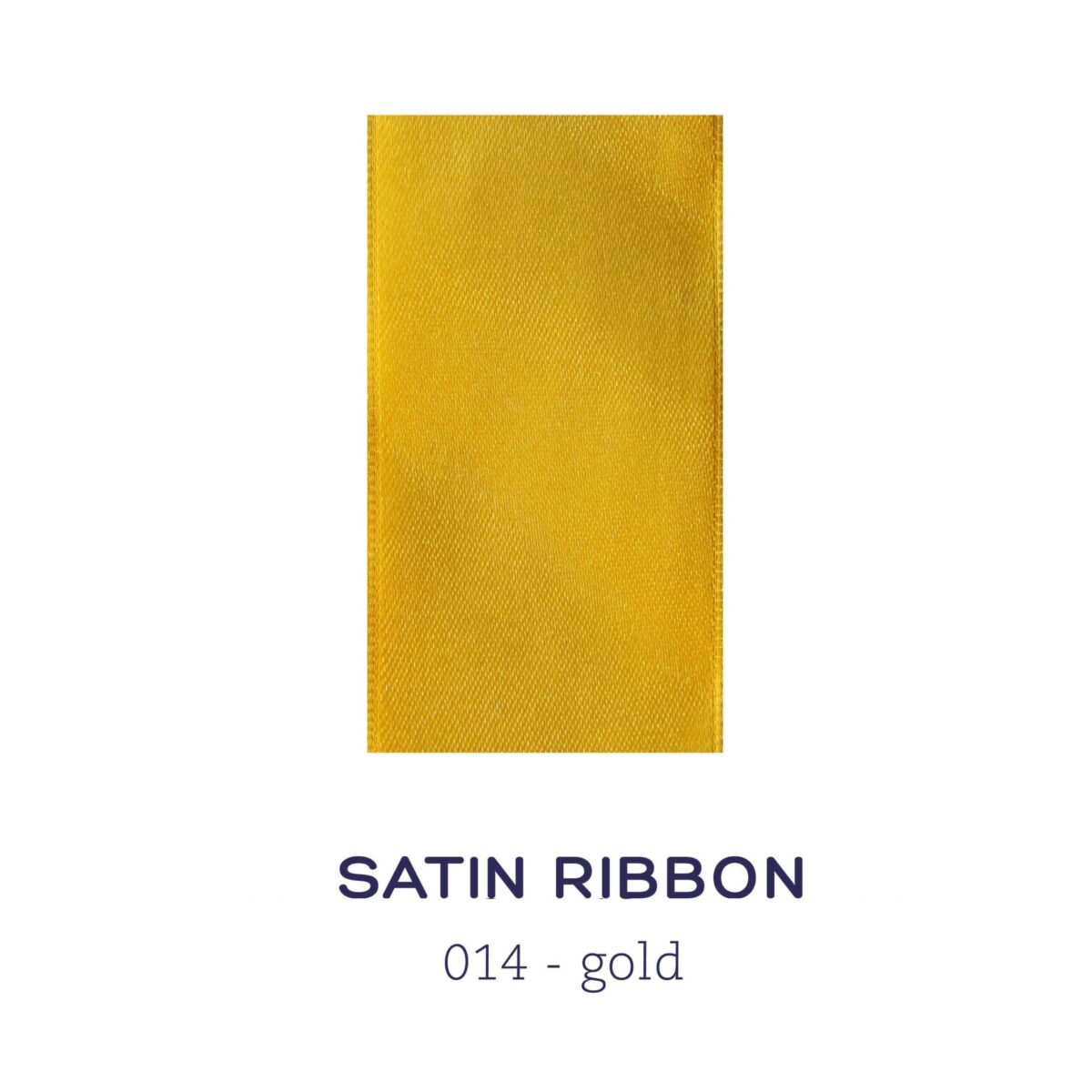 Satin ribbon - gold