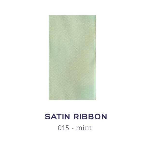 Satin ribbon - mint
