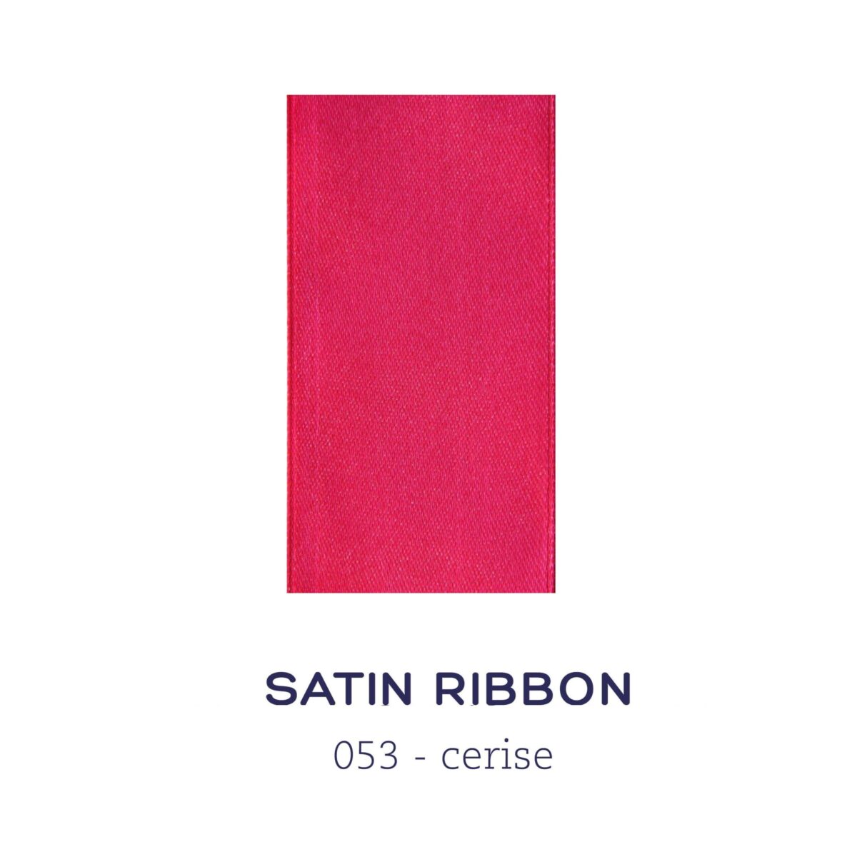 Satin ribbon - cerise