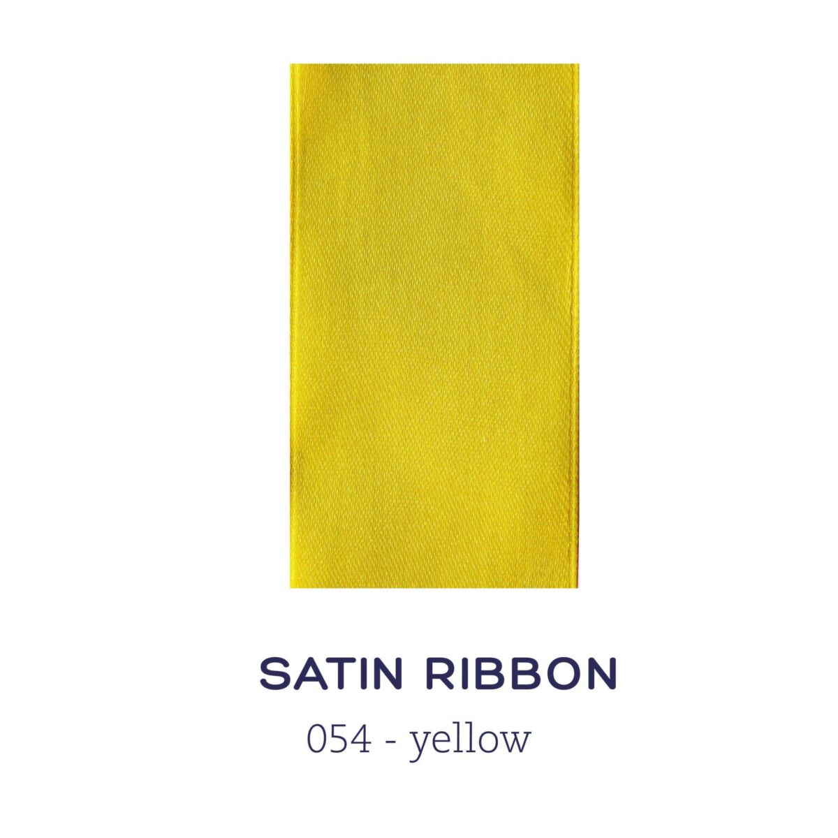 Satin ribbon - yellow