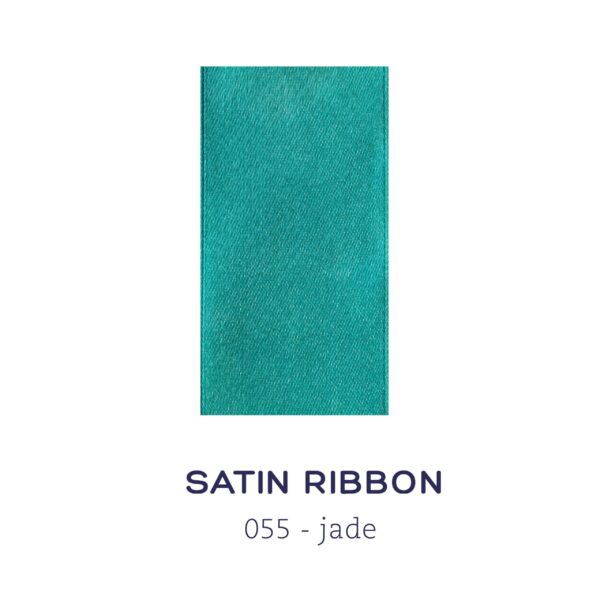 Satin ribbon - jade