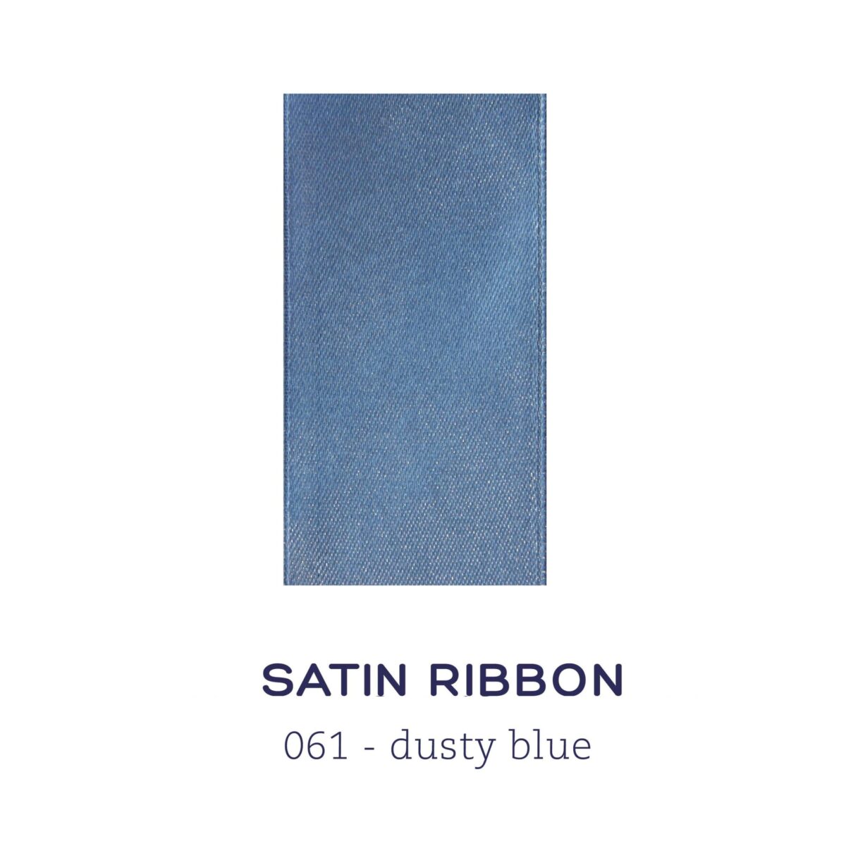 Satin ribbon - dusty blue