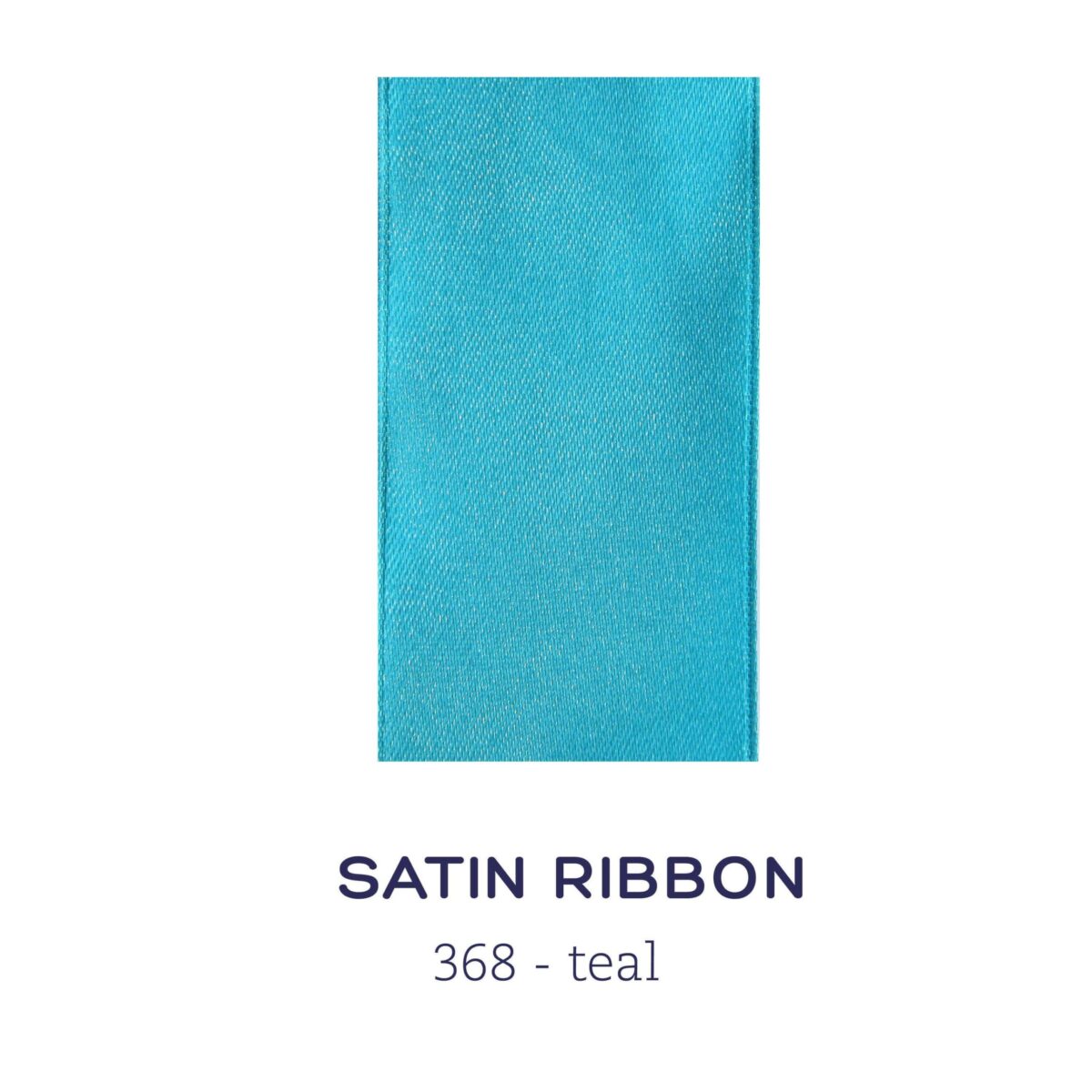 Satin ribbon - teal