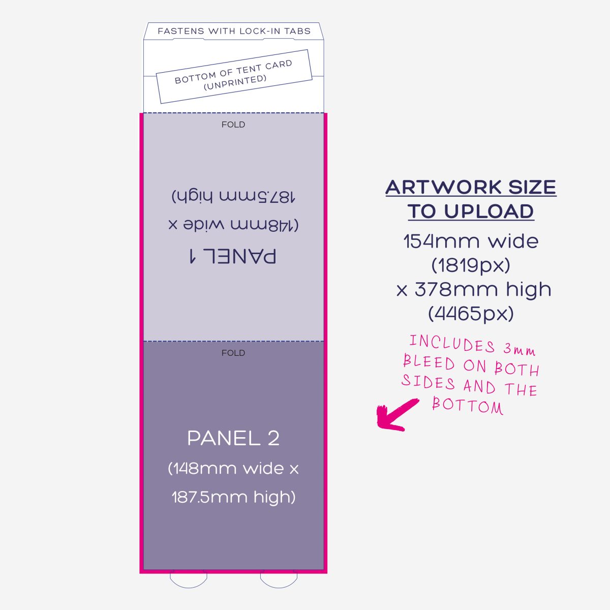A5 portrait - lock-in tabs - Image 3