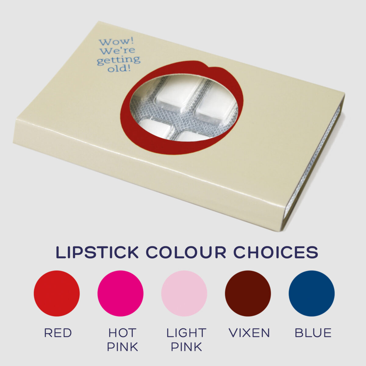 Chewing Gum Pack - lipstick oh! (6 Pack)