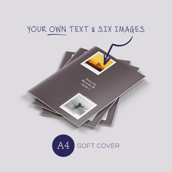 A4 Notebook: selfie polaroid (soft cover)