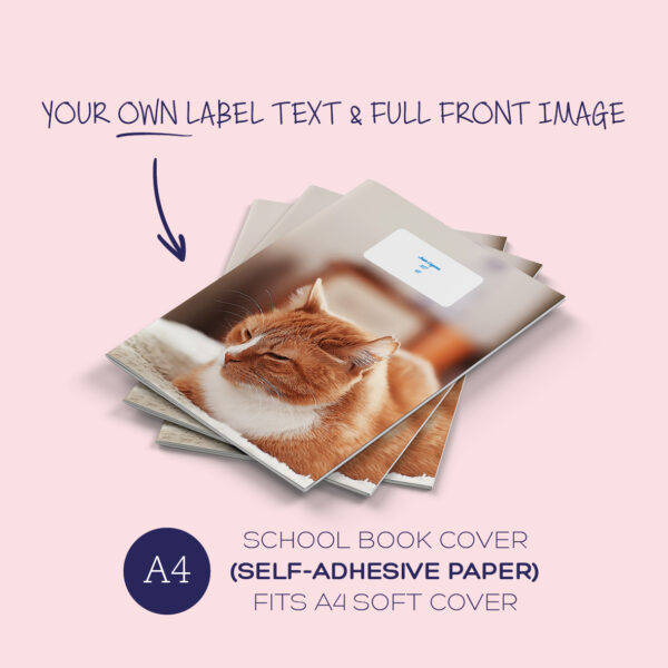 A4 soft cover book cover - selfie full front pic