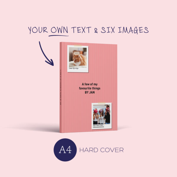 A4 Notebook: selfie polaroid <br><em>(hard cover)</em>