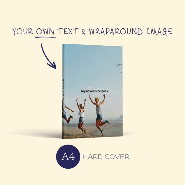 A4 Notebook: selfie wraparound pic <br><em>(hard cover)</em>