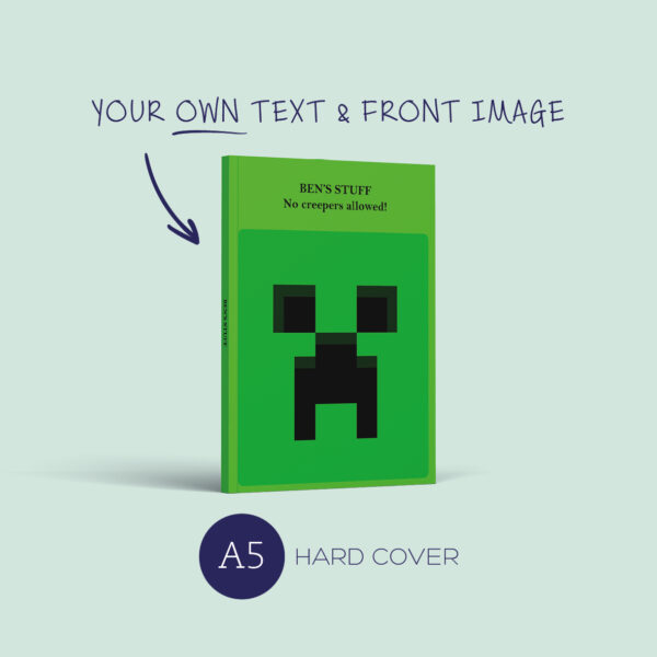 A5 Notebook: selfie front pic <br><em>(hard cover)</em>