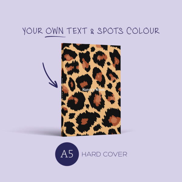 A5 Notebook: leopard <br><em>(hard cover)</em>