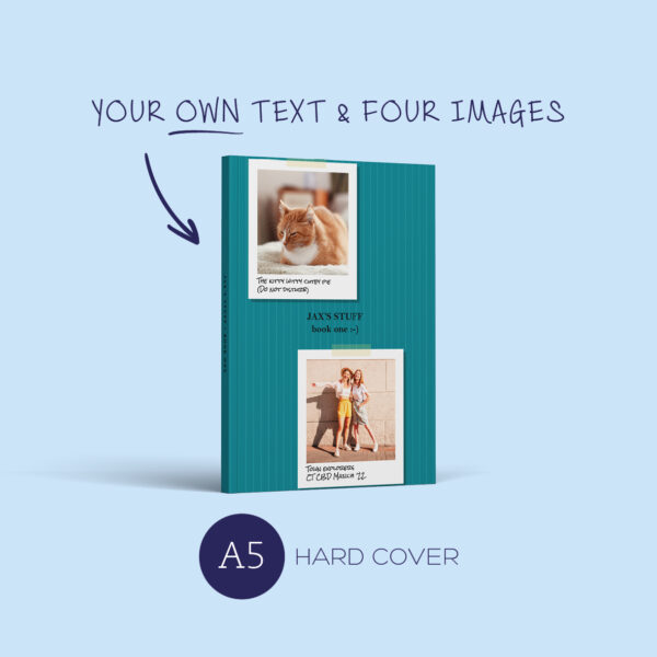 A5 Notebook: selfie polaroid <br><em>(hard cover)</em>