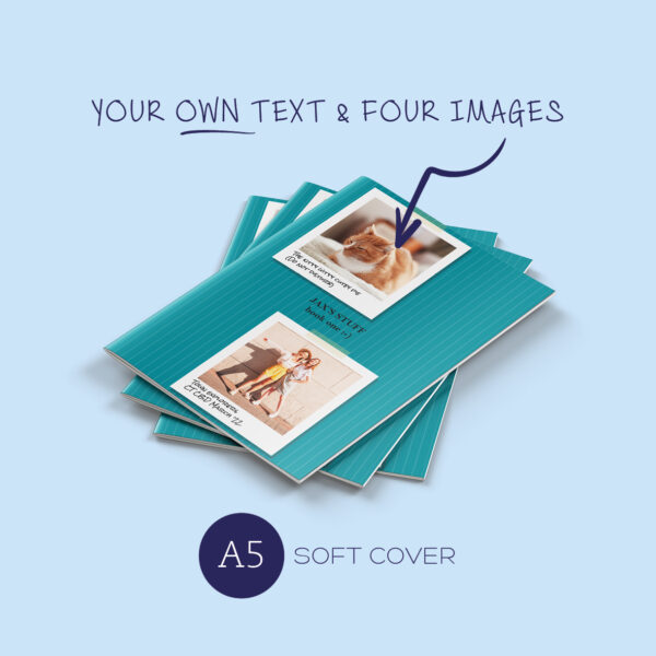 A5 Notebook: selfie polaroid (soft cover)