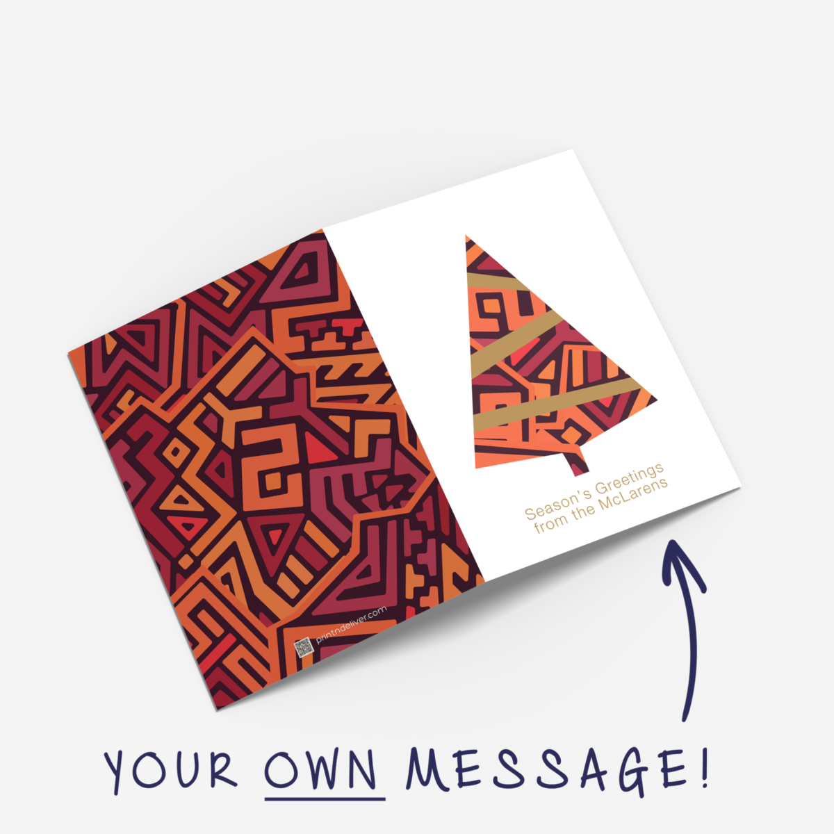 A6 gift card - African celebration (4  Pack) - Image 2
