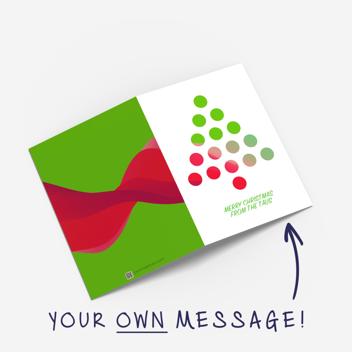 A6 gift card - modern celebration (4  Pack) - Image 2