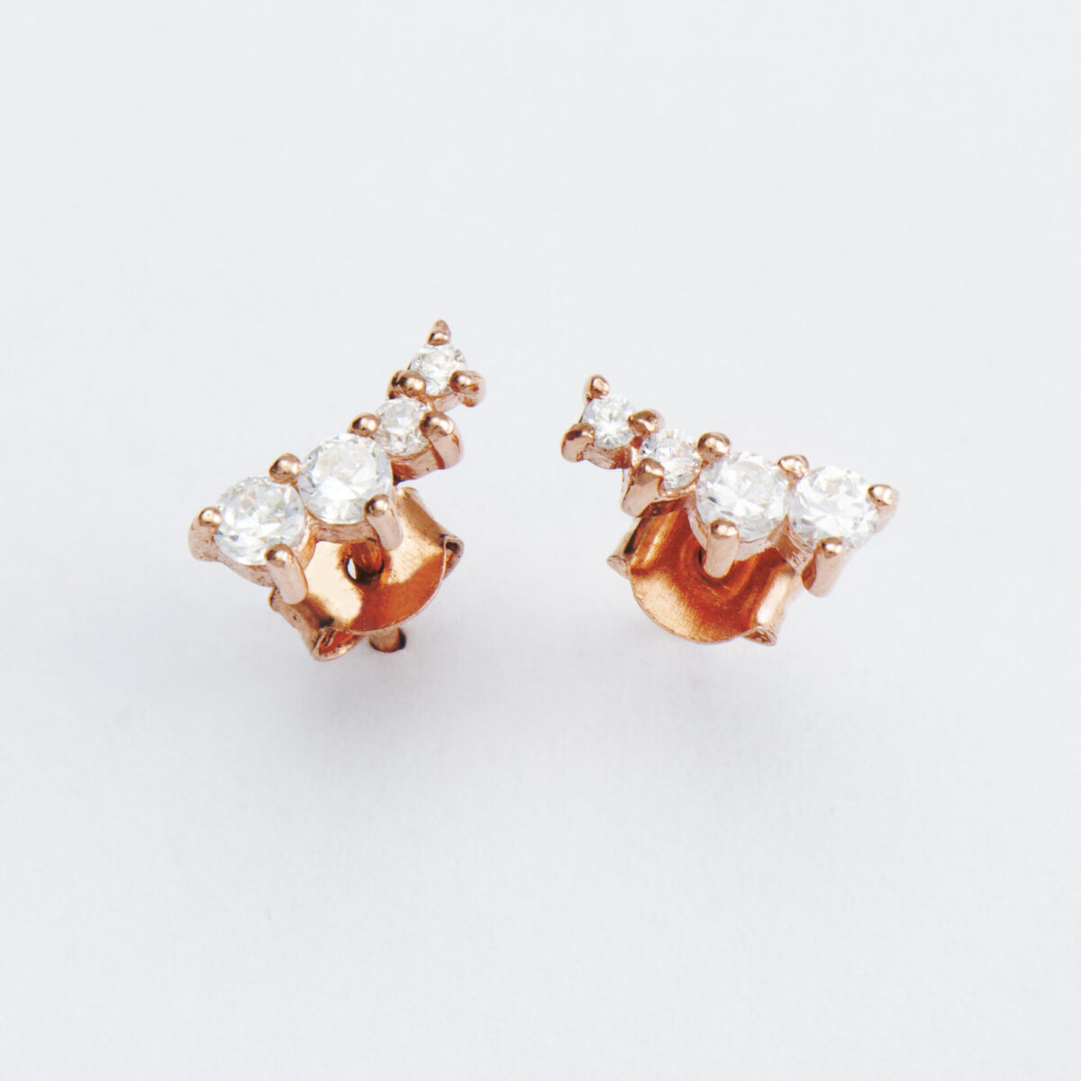 Earrings in customised box <br><em>journey stud</em>