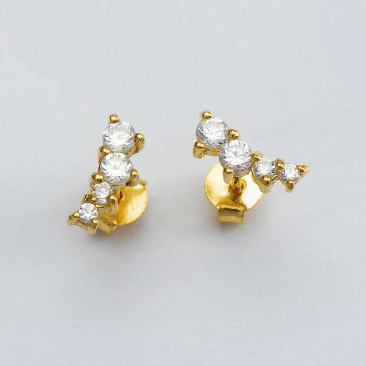 Earrings in customised box <br><em>journey stud</em> - Image 2