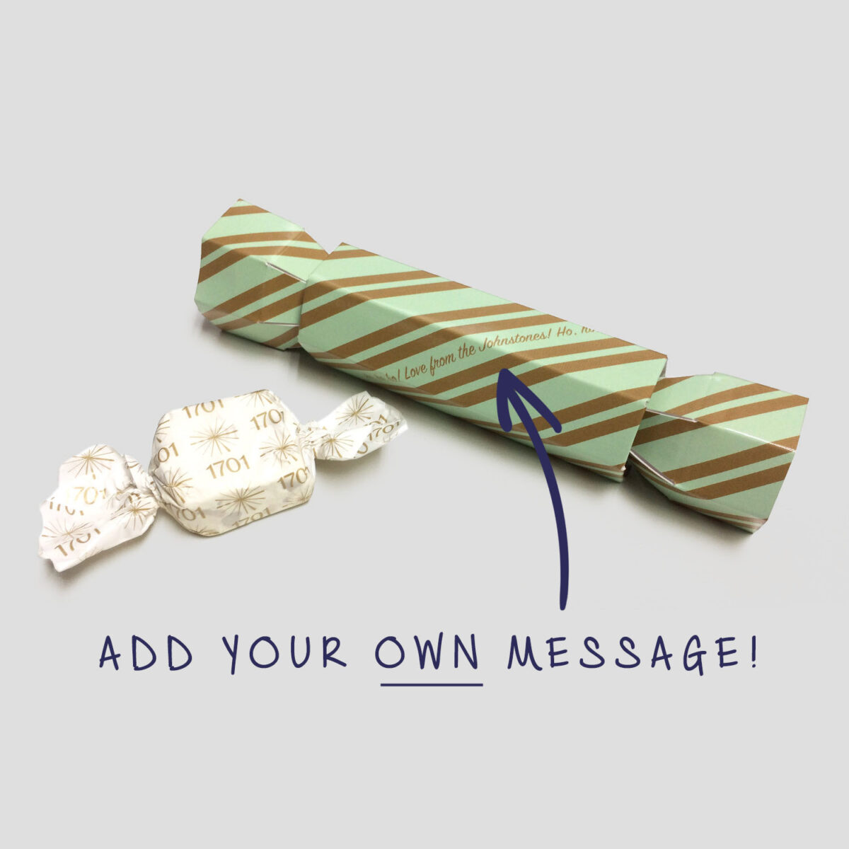 Cracker - candy stripe <br><em>with nougat filler</em> (8  Pack) - Image 3