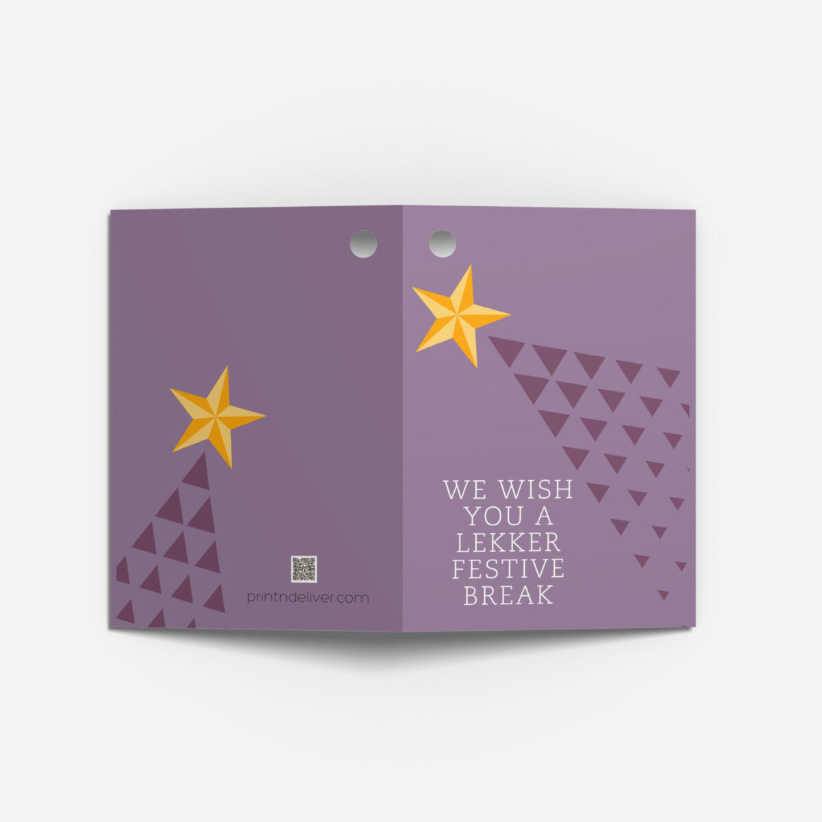 Folded gift tag - shooting stars(set of 10) - Image 3