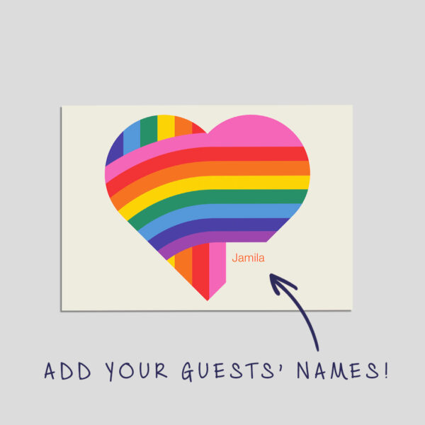 Placemat - rainbows