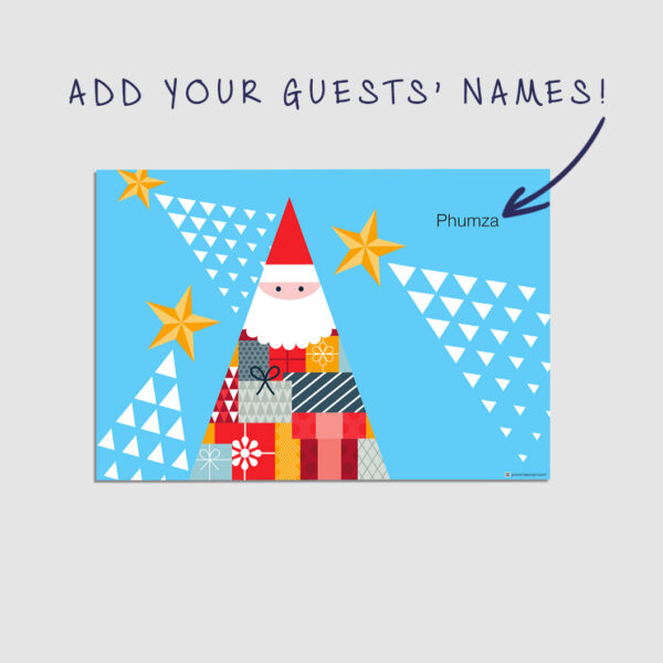 Placemat - Santa