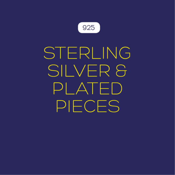 Sterling silver & plated pieces