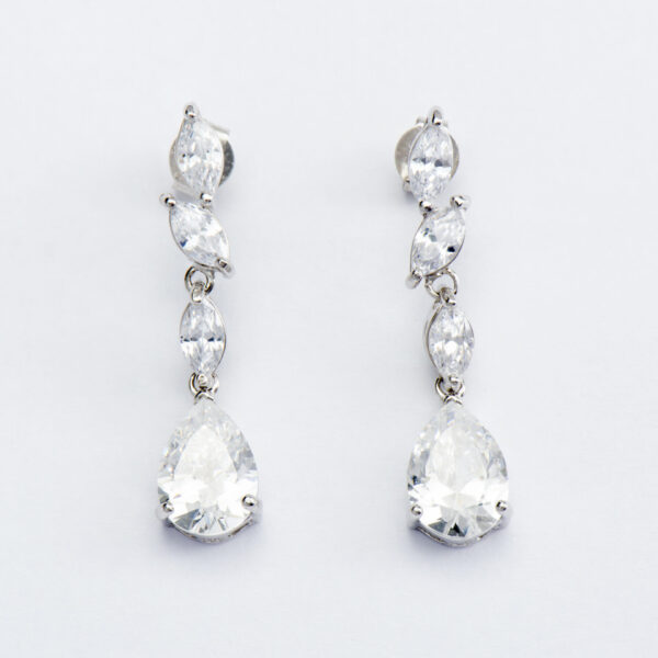 Earrings in customised box <br><em>marquise & pear drop</em>