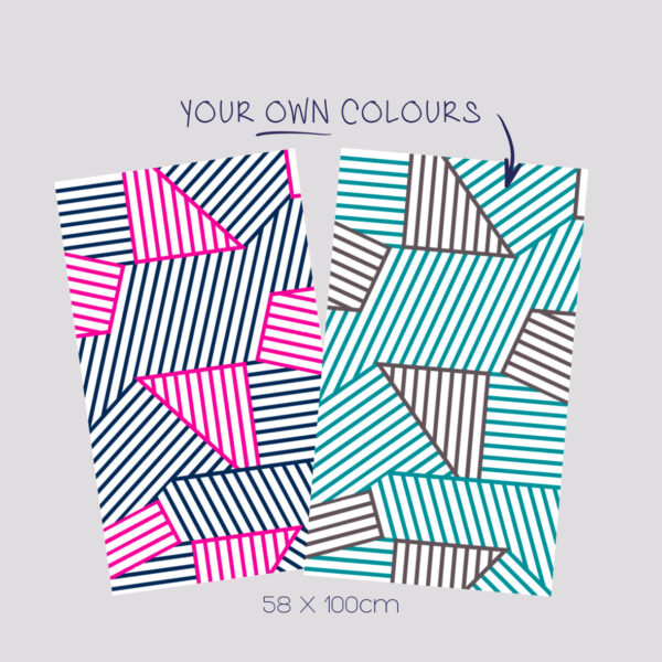 Gifting paper - DIY duo stripes