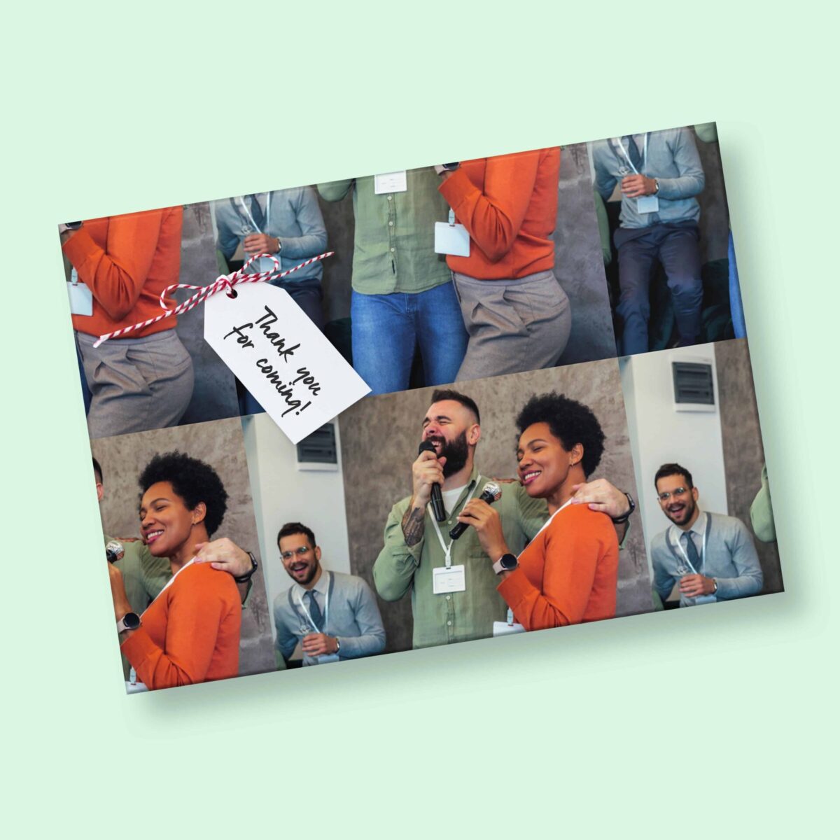 Gifting paper - selfie <br><em>Large tiled image</em> - Image 4