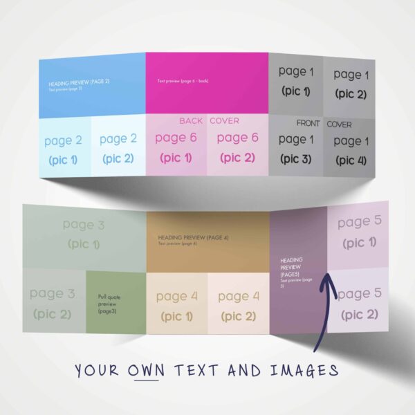 DIY square leaflet (double-sided)