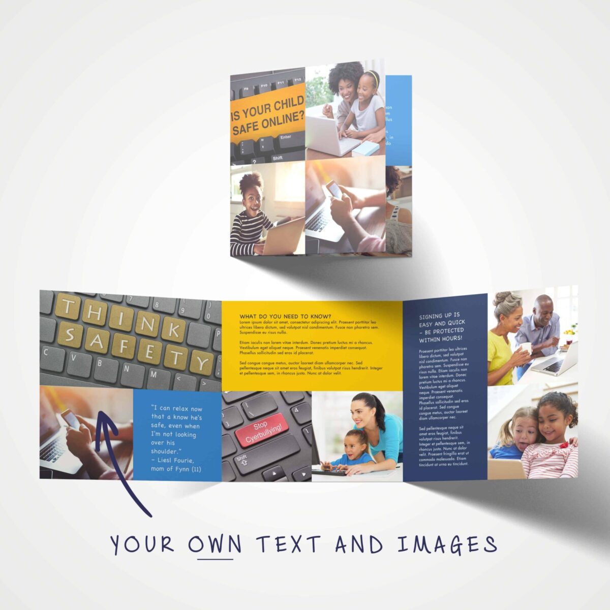 DIY square leaflet (double-sided) - Image 2