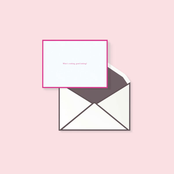 Personalised note card and envelope set - edge (set of 10)
