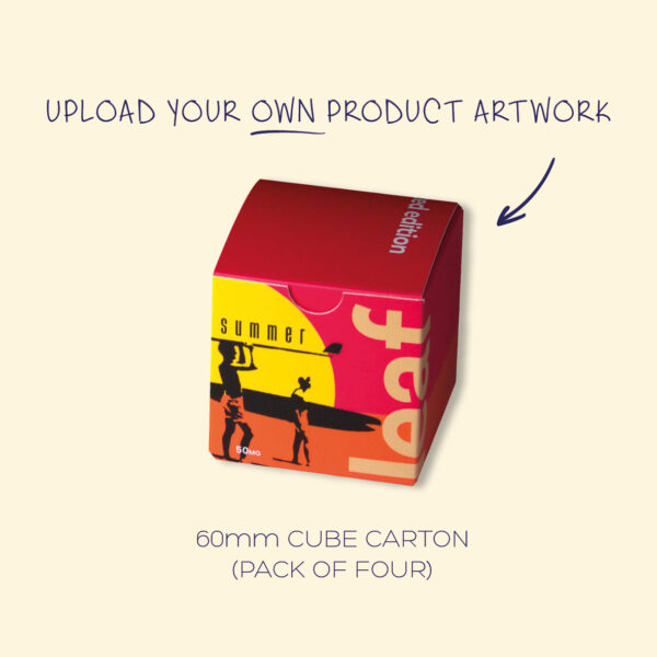 Carton: 60mm (h) x 60 (w) x 60 (d) - DIY (4  Pack)