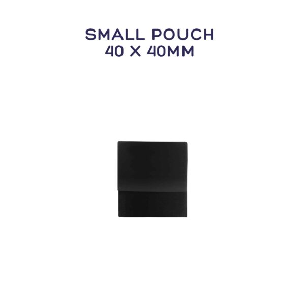 Small pouch: 40mm (h) x 40 (w)