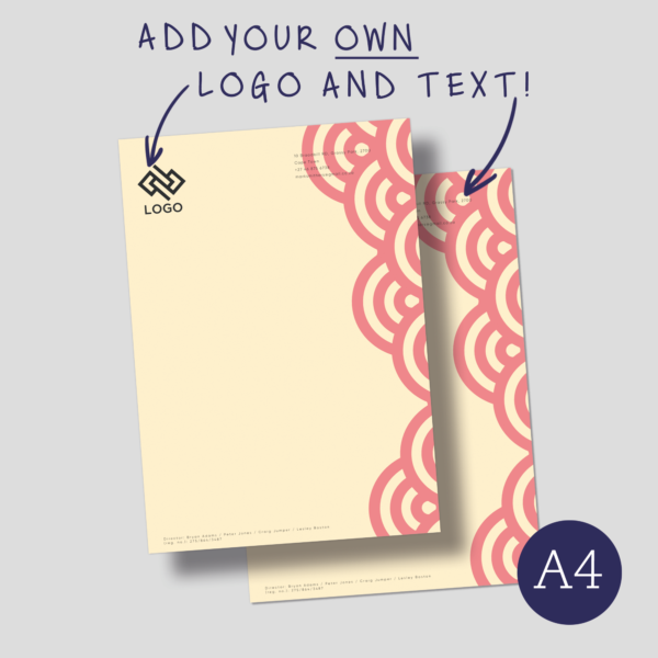 Letterhead – Scalloped